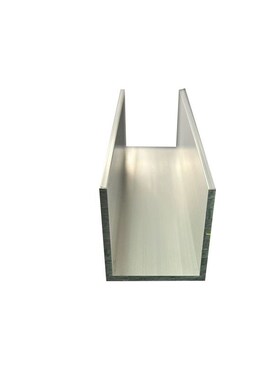 U型铝槽35*35*2.5mm内径30铝合金槽铝槽钢6063氧化铝C型导轨滑轨