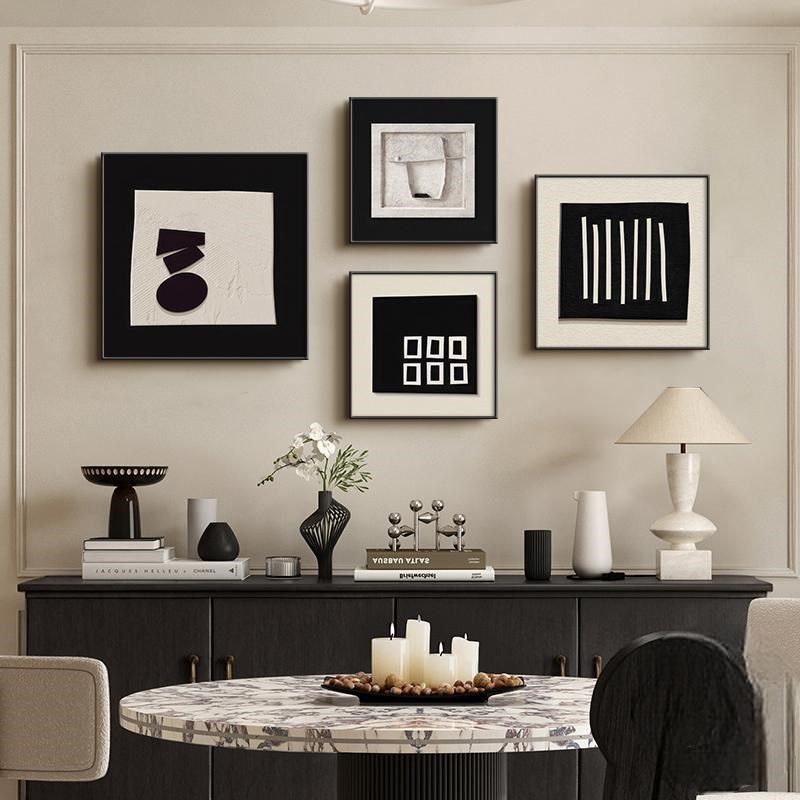 意式极简抽象客厅装饰画高级感沙发背景墙K挂画小众艺术组合墙壁