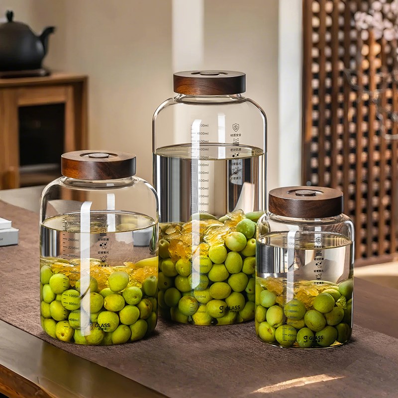 泡酒专用酒瓶玻璃容器家r用密封罐自酿果酒青梅杨梅空瓶子酒坛酒