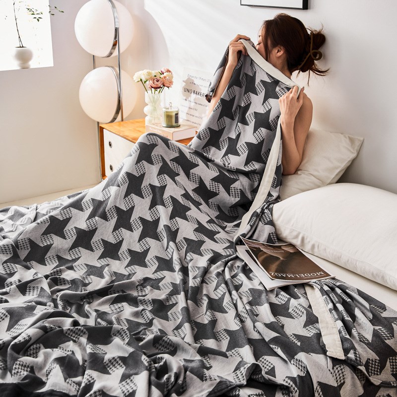 竹纤维盖毯夏季冷感毯单人纱布毛巾被夏I凉被午睡冰丝空调毯薄被