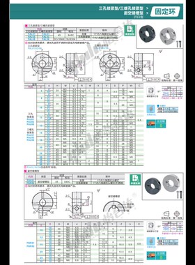 FAL01 FAL02 FAL06-D16 D20 D25 D30 D35 D40 D50-B18 B22 固定环