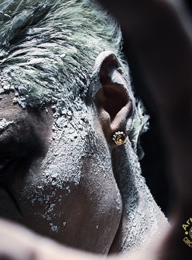 Arthur.K 洞察系列日本原创手工做旧925银男女全知・見耳饰不限量