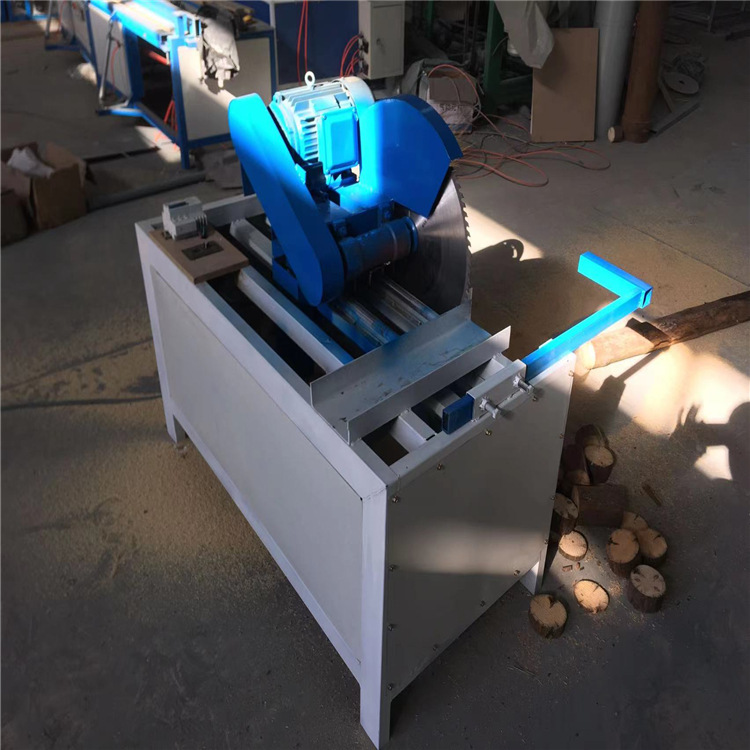 圆木分段断料锯 小型方木断木锯 圆木劈柴断块锯