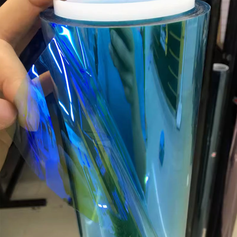 整卷批发光学炫彩汽车太阳膜
