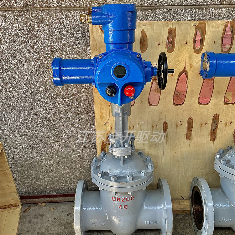 矿用隔爆型电动法兰闸阀MZ941H-25C-DN150/AC660V 带485通讯接口