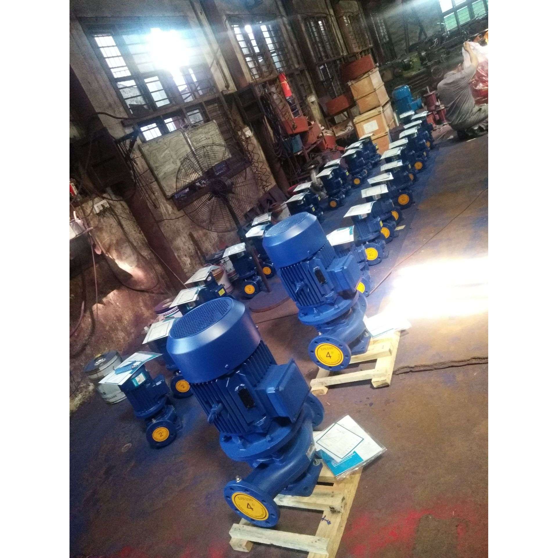 A沂洺 ISG100-100管道离心泵 增压泵化工泵清水热水泵IHGB/ISWHB