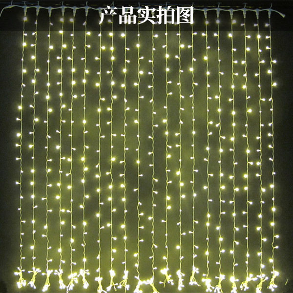 户外防水LED窗帘瀑布灯