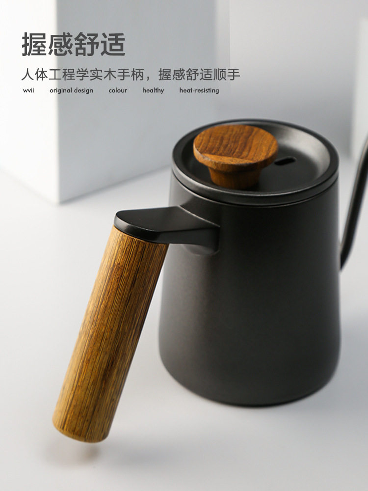 A5L304不锈钢长嘴细口手冲壶小 挂耳咖啡壶滴漏式家用煮咖啡器具