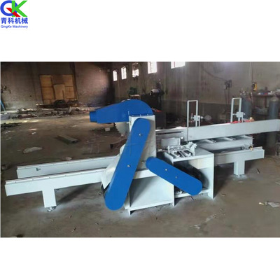 青科牌圆木推台锯 原木开片分片锯 小直径圆木分切切割锯供应厂家