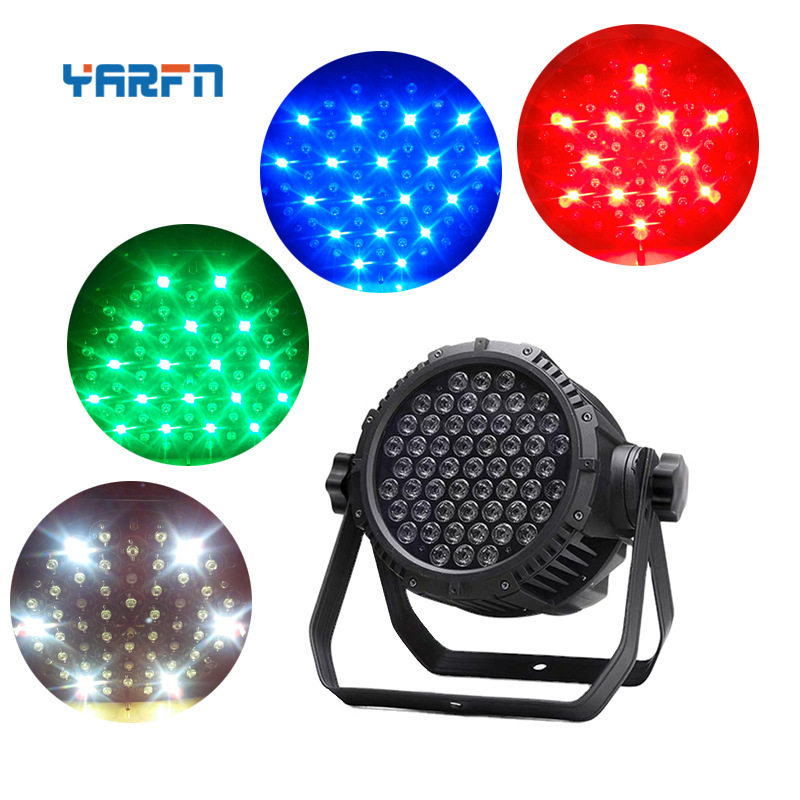54*3W防水帕灯RGBW铸铝par灯 IP5 LED 舞台染色灯婚庆频闪效果灯