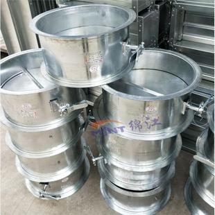 电动气动 翻边调节阀 圆形手动阀 蝶阀 止回阀厂家直销 通风管道
