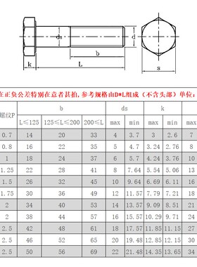 【M8M10M12M14】8.8级高强度黑色半牙外六角螺栓碳钢螺丝钉机螺钉