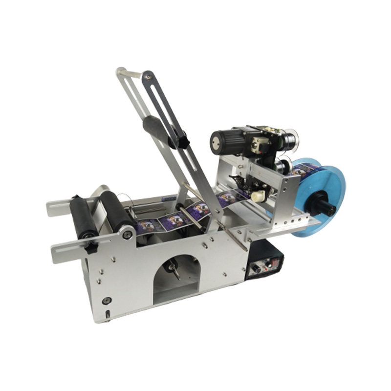 新品厂促小型商标酒瓶圆瓶贴标机半自动不干胶贴L标签机玻璃瓶品