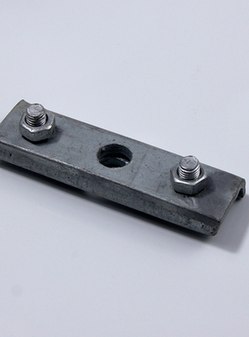 热镀锌扁铁D184/D164 肚脐单吊抱箍通讯水泥杆拉线电线杆单槽夹板