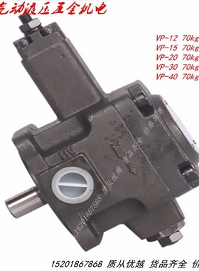 VP-30 VP-40-FA3液压变量叶片油泵法兰连接带溢流阀压力可调70KG