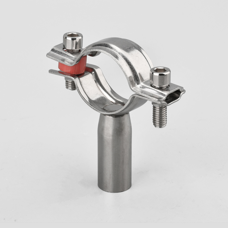 304不锈钢加长管子夹100umm管道固定卡子支架圆管卡扣抱箍水管紧