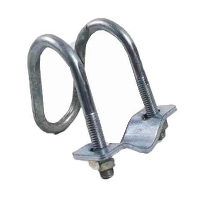 镀锌十字U型卡扣固定钢管管卡脚手架扣件连接件四分一Z寸单双抱箍