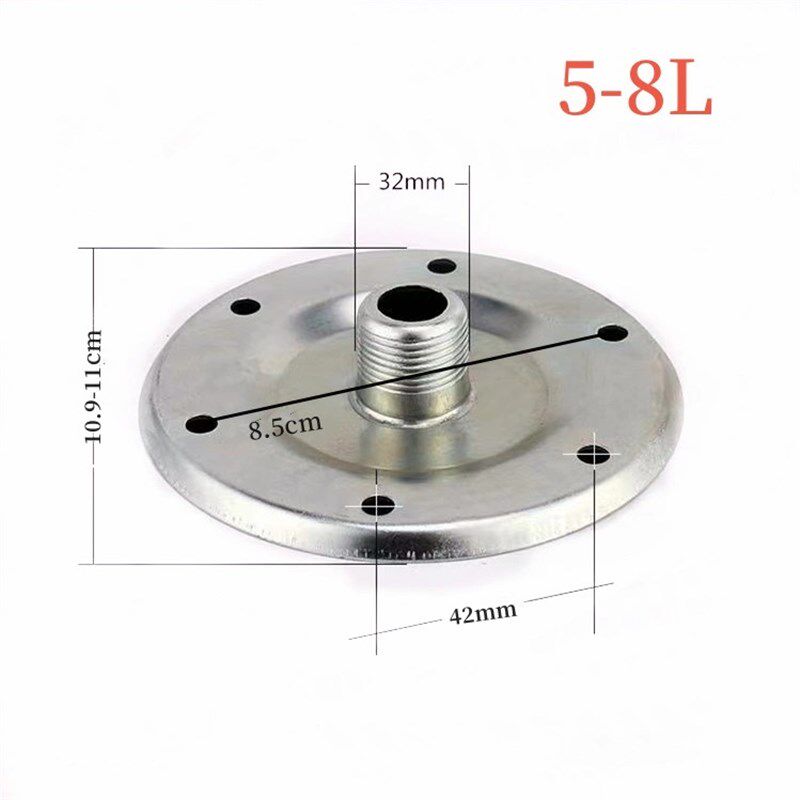 5升-100L压力罐法兰盘 压力罐稳压罐配件 压力罐连接盖板6分1寸