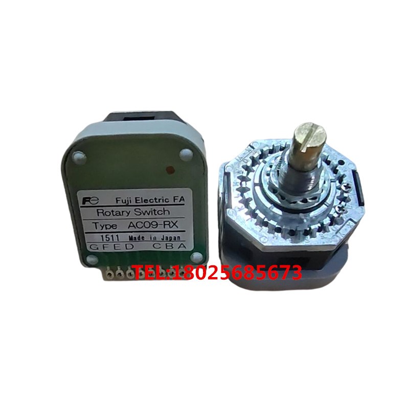 富士FUJI数字编码波段开关AC09-RX/CX/ GX机床面板式轴选倍率旋钮