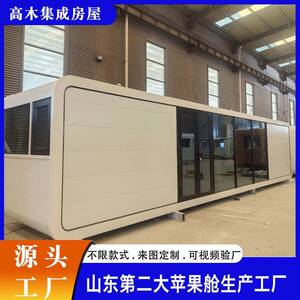 外贸40尺苹果仓小屋两室一厅一厨一卫家具齐全预制居住民宿房