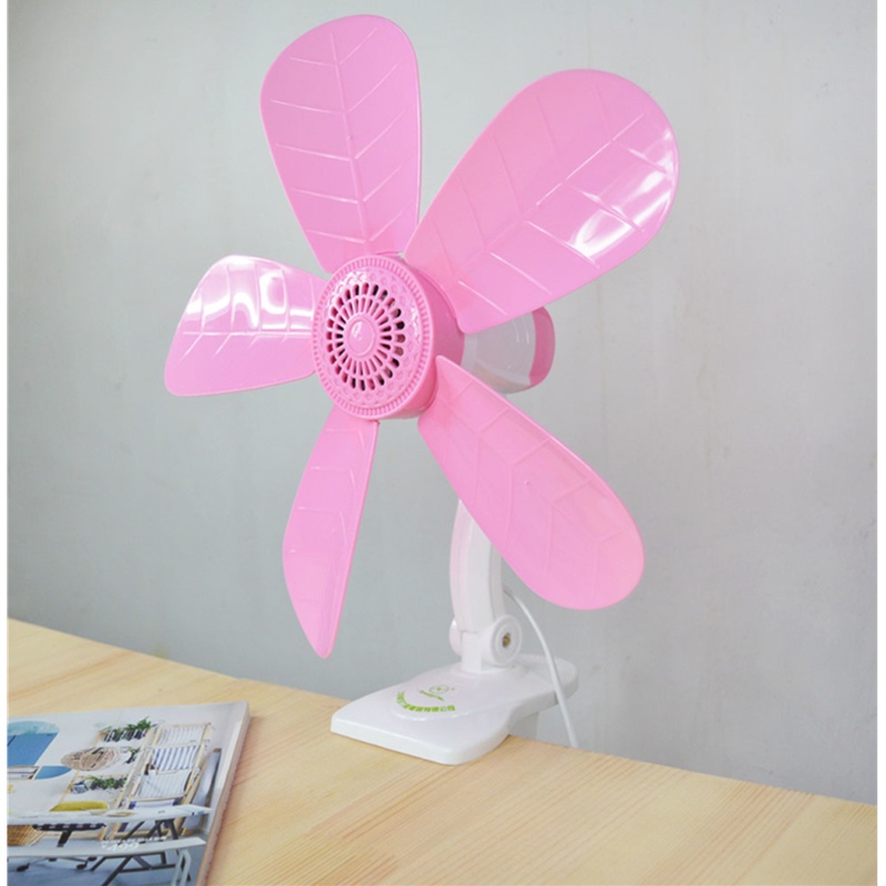大风力五页静音台式夹迷你电扇小型学生宿舍小风扇夹扇家用床头式