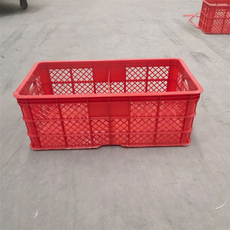 周转箱塑料菜筐长方形周转箱储物筐隔板鸡蛋箱收纳箱鸡蛋筐蔬菜筐