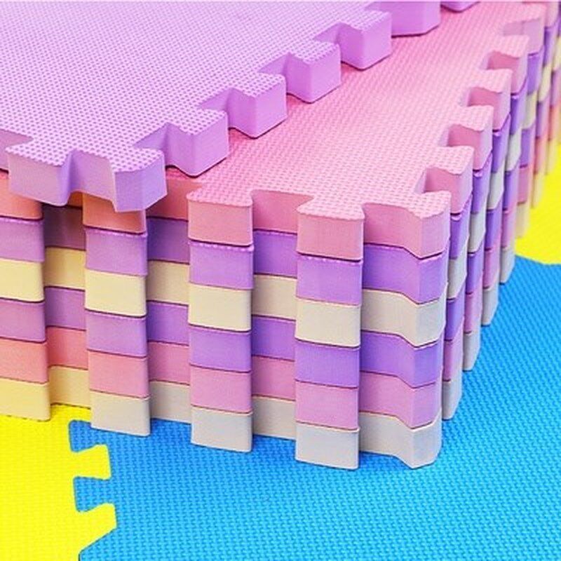 新款欢熊加厚g25儿童泡沫地垫大号60宝宝爬行垫榻榻米拼接铺地板