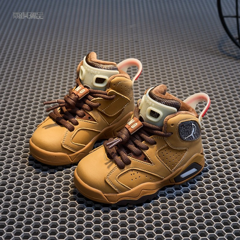 儿童短靴真皮棉鞋2023秋冬新款男童运动鞋加绒韩版儿童休闲老爹鞋,童鞋/婴儿鞋/亲子鞋,棉靴,淘宝优惠券,粉丝福利购,淘宝优惠卷