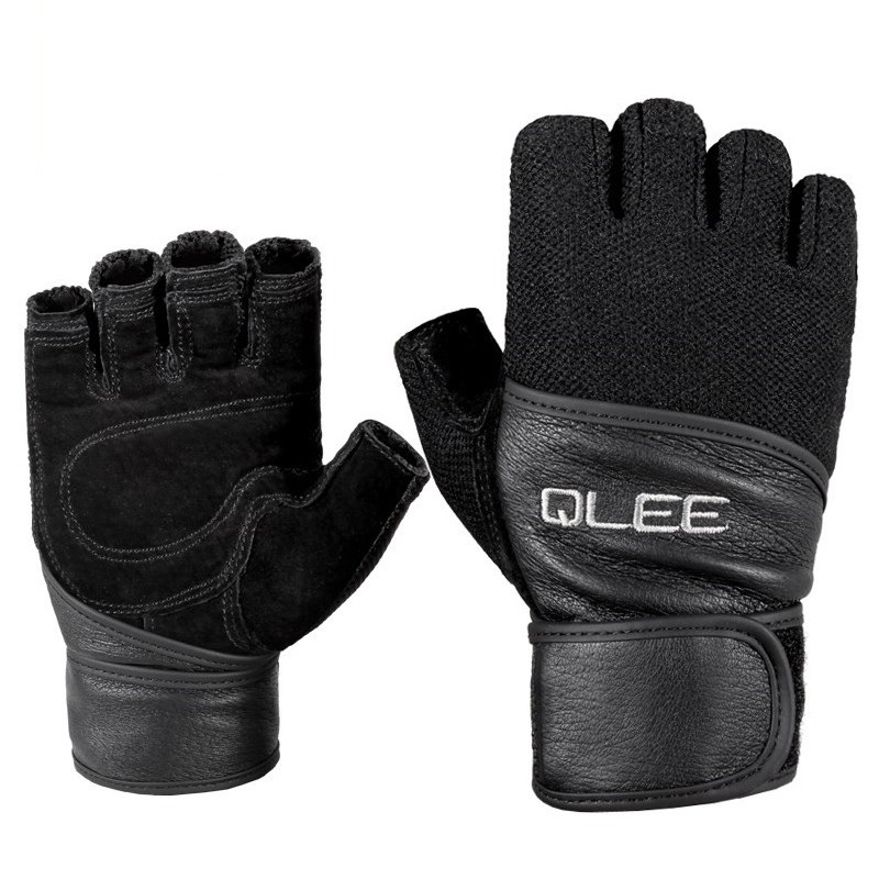 男女器械训练锻炼夏季透气防滑耐磨护掌半指X运动健身手套