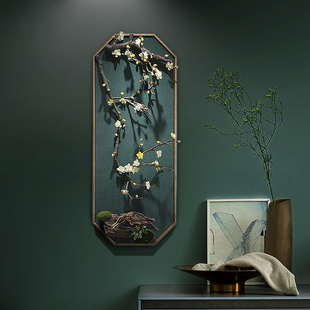 创意壁饰新中式客厅o墙上墙面装饰墙壁装饰挂件装修饰品墙饰挂饰