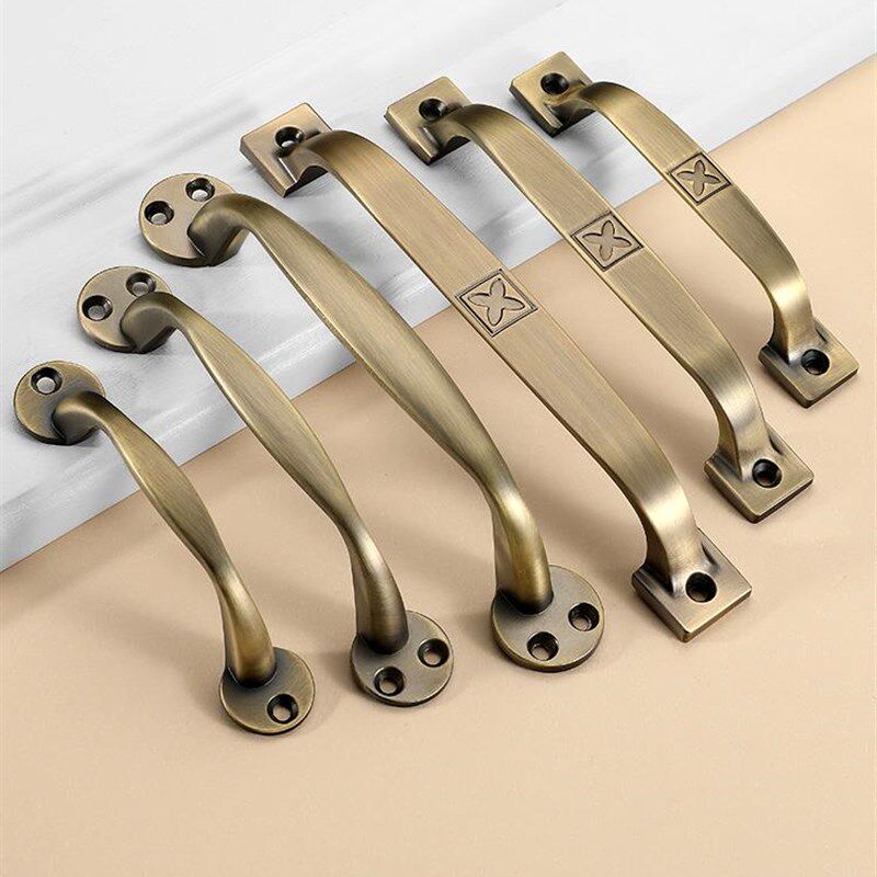 新中式推拉门大门拉手 r青古铜衣柜明装复古仿古抽屉柜门把手手柄