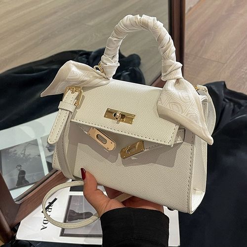 高级感小包包女包2024新款时尚洋气单肩斜挎小方包手提腋下凯莉包