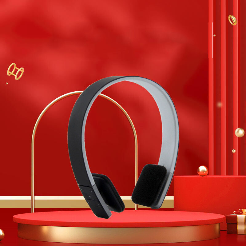 新款白色通用款手机蓝牙耳机头戴式发烧级立体声复古运动音乐耳罩