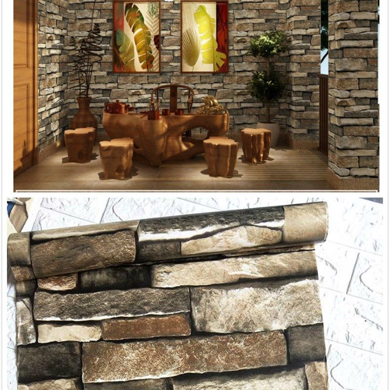 PVC防c水潮绿色竹子自粘墙纸客厅书房饭店包间大学生寝室墙贴10米,家装主材,PVC墙纸,淘宝优惠券,粉丝福利购,淘宝优惠卷