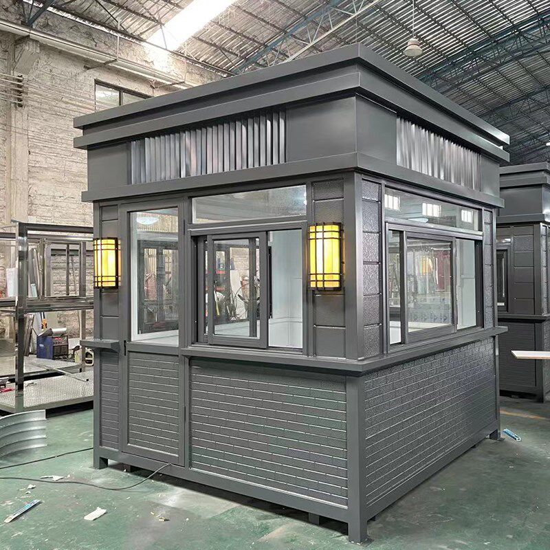 钢结构公园艺术移动休息室阳光房不锈钢停车场收费小Y区门卫值班