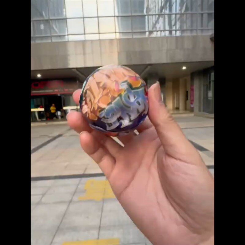 .PU发泡实心表情海洋动物海绵高弹G弹力球蜂窝造型弹跳球儿童玩具