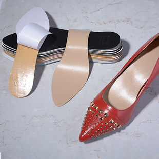 真皮尖头高跟鞋皮鞋鞋垫女透气防臭吸汗除臭自粘全脚掌夏季超薄款