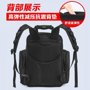 加大双肩工具包大号帆布加厚耐磨多功能专业维修双肩背包