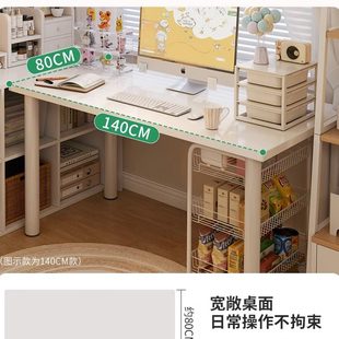 书桌卧室女生学生家用电脑桌子简易出租屋现代简约学习写字办公桌