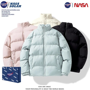 NASAsolar联名秋冬季新款情侣夹克潮流棉衣男女羽绒棉服外套