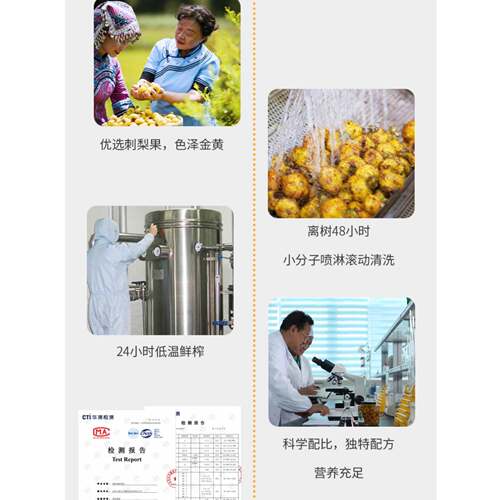 贵州特产天刺力刺梨鲜果压榨纯果汁刺梨原液汁富含维生素VPVCSOD