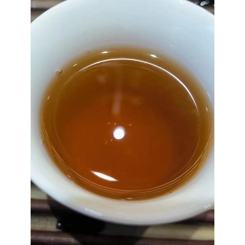 云崖暖 2021勐库甜香普洱茶熟茶古树茶357克 云南七子饼茶 熟茶饼