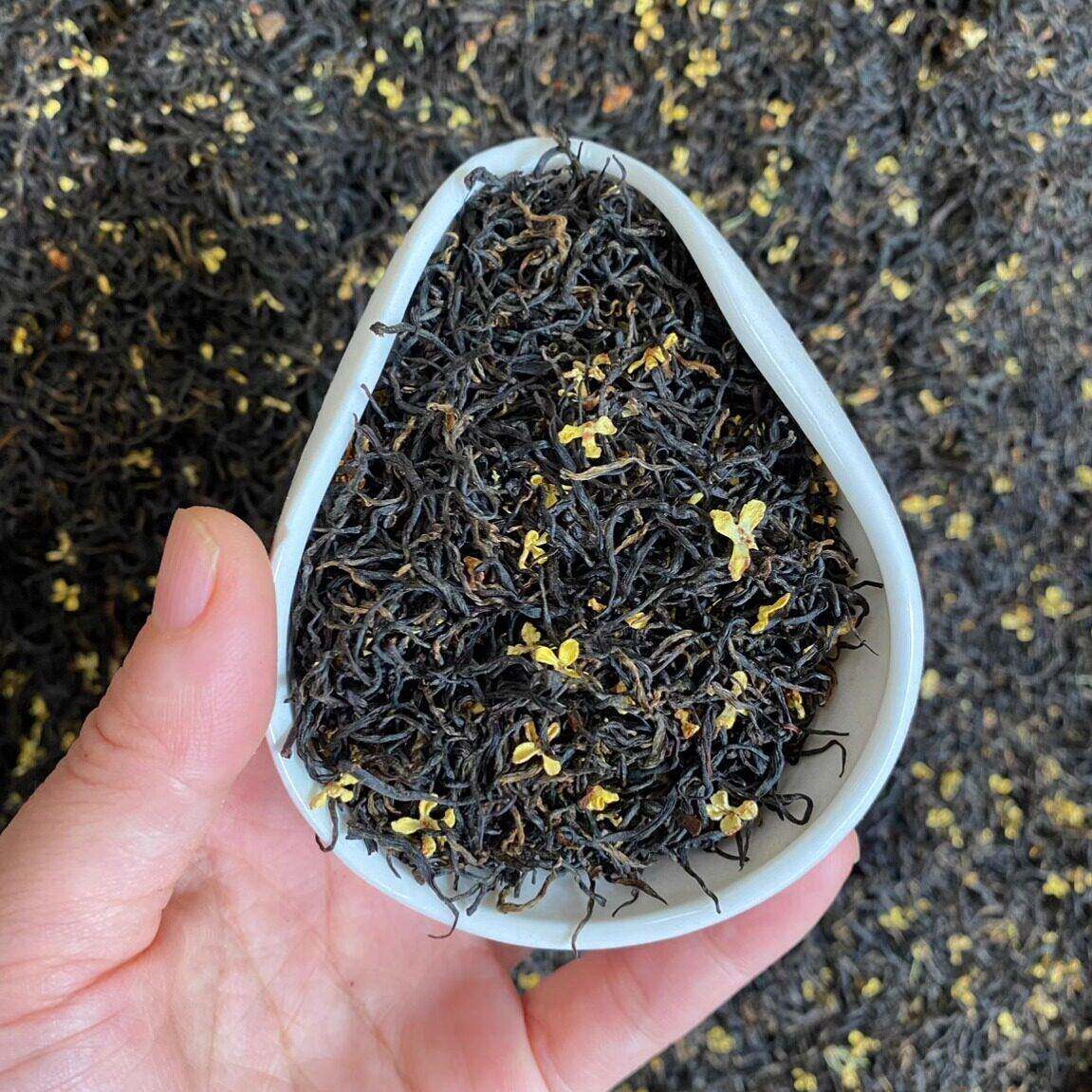 2025新茶桂花红茶 杭州特产龙井红茶 明前桂花九曲红梅250克浓香
