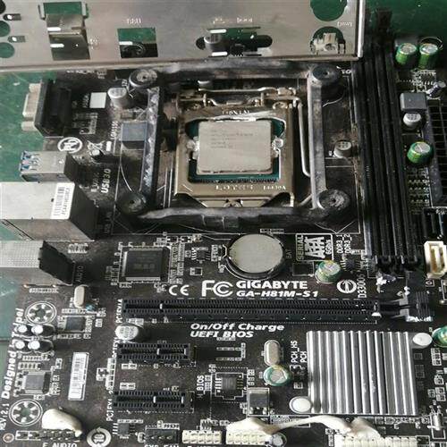 议价ga-h81m-s1主板 带挡板 加i3 4150cpu(月月设备)