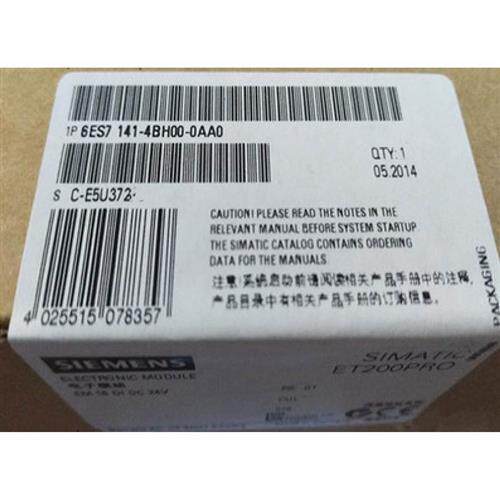 议价6ES7141-4BH00-0AA0/OAAO西门子16DI/24VDC/ET200PRO电子功能
