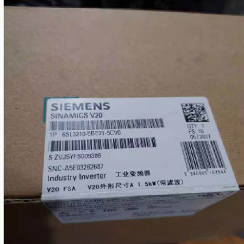 议价西门子V20变频器1.5kW 6SL3210-5BE21-5CV0/5CVO带滤波器380-