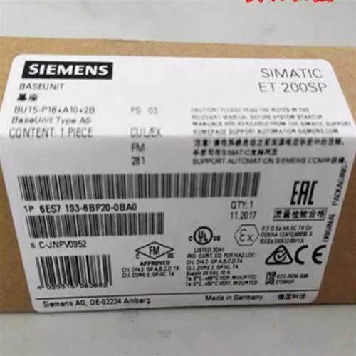 议价原装1P6ES7193-6BP20-0BA0全新带有10个辅助端子6ES71936BP20