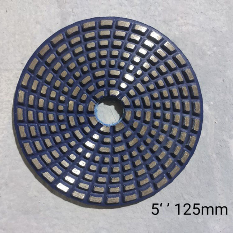 5寸125mm铁片烧结刀齿金属磨片地坪翻新剪口片 粗磨整平翻新片