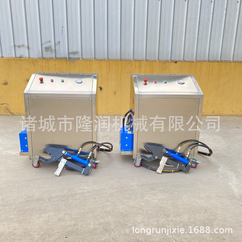 隆润机械猪蹄子去壳机肉联厂猪羊流水线液压拔壳钳配套平衡器