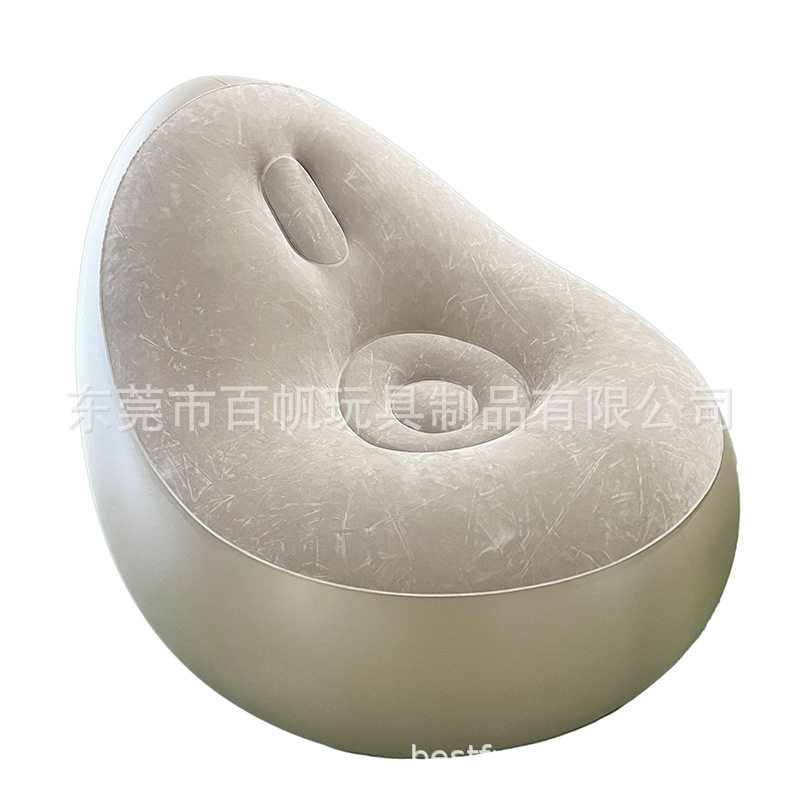 懒人沙发躺椅内置气泵加厚PVC一键自动充气便携户外家用定制LOGO